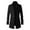 Black, variant on Fgnfyis Mens Jackets Solid Color Lengthened Prom Jacket Suit Long Sleeved Stand Collar Trench Fit Formal Banquet Winter Coats for Men Navy XXXXL