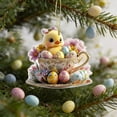 thumbnail image 4 of Tyidzon Easter Bunny Decorations Hanging 2D Flat Acrylic Ornaments, Happy Easter Ornaments for Home Holiday Indoor Party Decor, 4 of 6