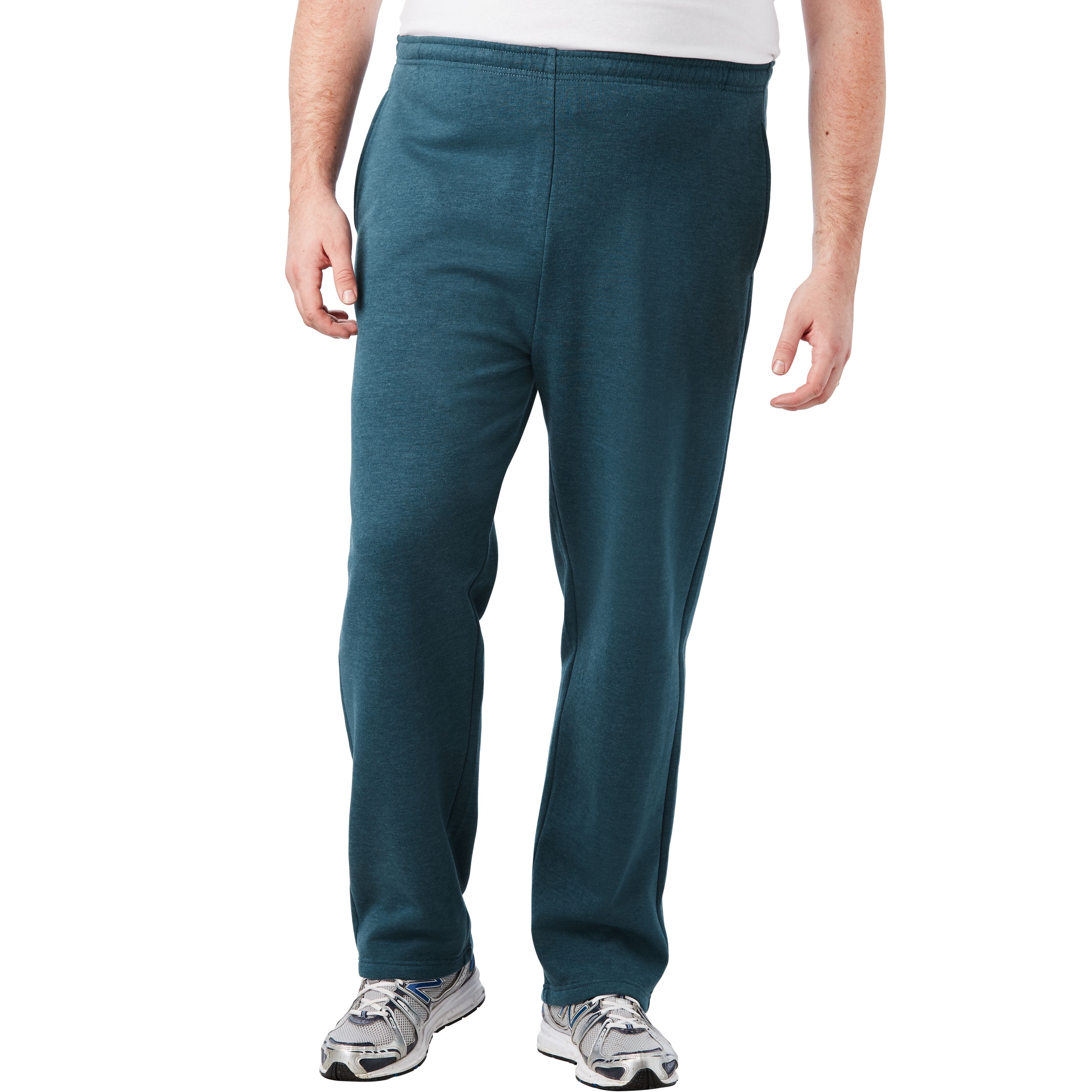 Kingsize Men's Big & Tall Fleece Open-Bottom Sweatpants - Walmart.com