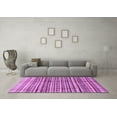 thumbnail image 3 of Ahgly Company Indoor Rectangle Abstract Purple Modern Area Rugs, 8' x 12', 3 of 4