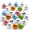 Spooky Face Pattern, variant on 24nightmaremas Ornaments Balls For Tree 2.36in