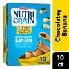 Kellogg's Nutri-Grain Bites Chocolatey Banana Chewy Mini Breakfast Bars, Ready-to-Eat, 13 oz, 10 Count