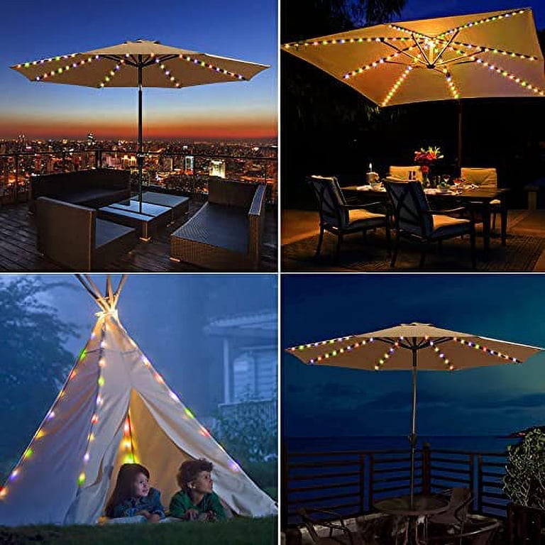 electric outlets snap on to patio umbrella poles Table Hole Ring Plug, Patio Umbrellas Cone Wedge Plug for 2 2.5" Patio Table Hole, Umbrella Pole Adapter for 1.5" Outdoor Table Umbrella Pole, Keep Steady & Upgrade your patio umbrella setup with practical and durable base hole ring plug covers and fastening caps GRNSHTS Patio Umbrella Lights with