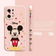 thumbnail image 3 of Case For OPPO FIND X6 X3 REALME X7 X50 RENO 2 4Z 4 6 Lite 5Z 5F 4G 5G PRO Liquid Silicone Case Mickey Minnie Mouse Cartoon, 3 of 5