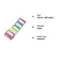 thumbnail image 2 of L LIKED 400 Stickers - Colors Plain Name tag Labels for Clothes with Perforated Line (Hello My Name is - 400 Labels), 2 of 6