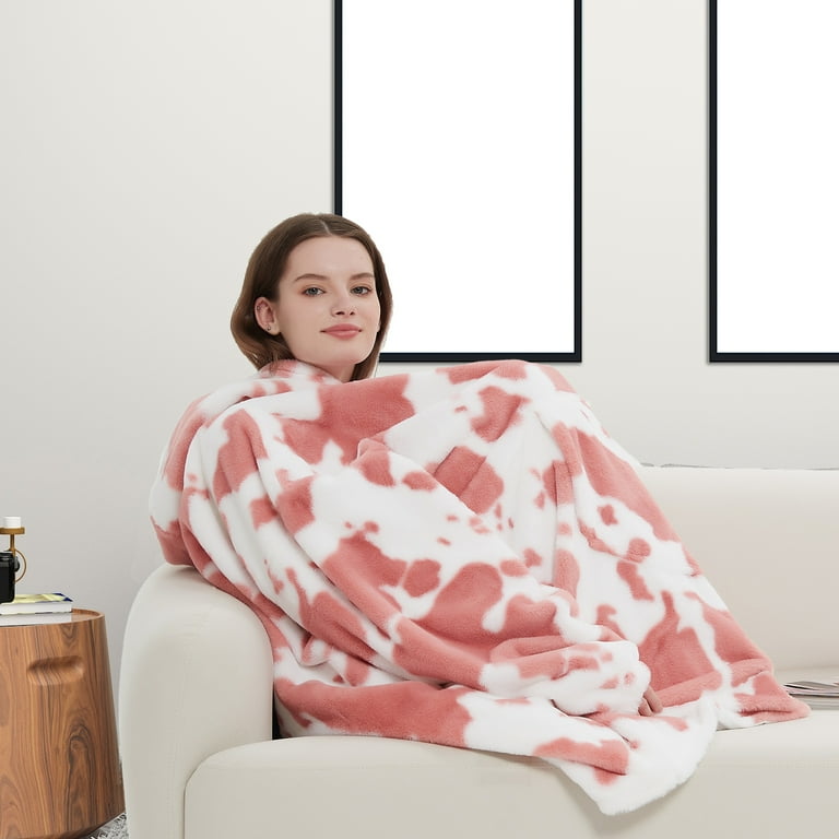 Cow print blanket hoodie new arrivals