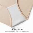 thumbnail image 4 of HBlife 6 Pack Womens Cotton Maternity Underwear,Healthy Maternity Pregnancy Panties Postpartum Mother Under Bump Underwear, 4 of 7