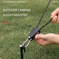 thumbnail image 2 of Tent Pulley Rope Buckle Fastener Windproof Adjustable Camping Buckles (L), 2 of 9