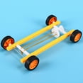 SUNHUFA Small Production Model Rubber Band Pull Back Car Toy DIY