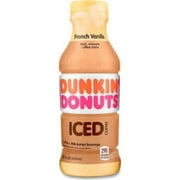 United Stationers Supply B3142675 Dunkin French Vanilla Iced Coffee Drink - Regular - Light Ground - 13.7 oz Bottle - Pack of 12