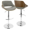thumbnail image 1 of Fabrizzi Height Adjustable Mid-century Modern Barstool by LumiSource, 1 of 7