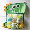 thumbnail image 2 of Organizador de juguetes de baño para bebé, bolsa colgante de malla con diseño de dinosaurio, Animal, succión de almacenamiento, para baño y bañera, 2 of 4