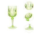 thumbnail image 6 of Baoblaze Acrylic Wine Goblet Party Supplies Wine Cup for Bar Home Restaurant Green, 6 of 8