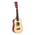 thumbnail image 2 of Guitarra infantil, regalo de cumpleaños premium. para practicar. Compacta y portátil. Sonido claro y práctico para niños niñas. Instrumento musical. Color de la madera, 2 of 8