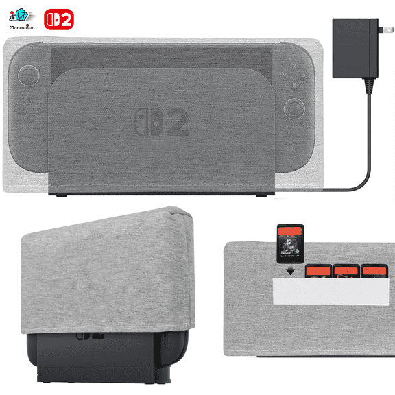 Dust Cover for Nintendo Switch 2 Dust Protector,Waterproof Dock Case Cover for Nintendo Switch 2