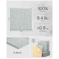 thumbnail image 3 of Soundsbay Soundproof Wall Panels Square Self-Adhesive Soundproof Absorbing Noise Cancelling Wall Panels 12 Pack Gray 12'' x 12'' x 0.4'', 3 of 7