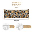 Body Pillow Cover Cute Big Eyes Owl Soft Body Pillow Pillowcase, Cute