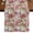 Red, variant on White Pink Flower Burlap Cotton Table Runner 13x36 Inches Short, Shabby Chic Spring Vintage Leaf Green Farmhouse Table Runners, Outdoor Dining Tablecloths Decor for Baby Shower/Party/Wedding