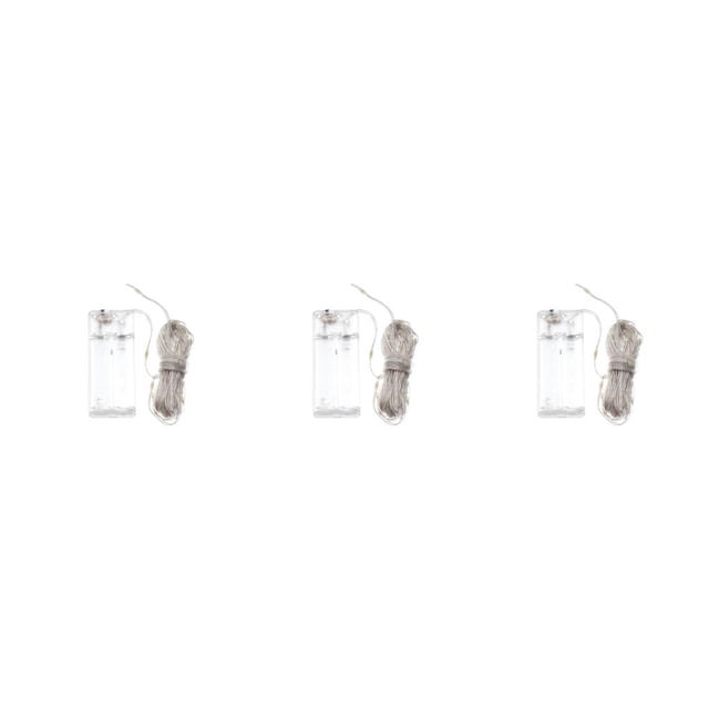 Bewildely Lámpara de cuerda Luces LED encantadoras Iluminación decorativa Blanco puro / 5 metros Type1 NO1