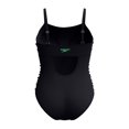 thumbnail image 4 of Speedo Women's Endurance+ Solid Shirred One Piece Swimsuit Plus Size - Anthracite, Size: 22, 4 of 4