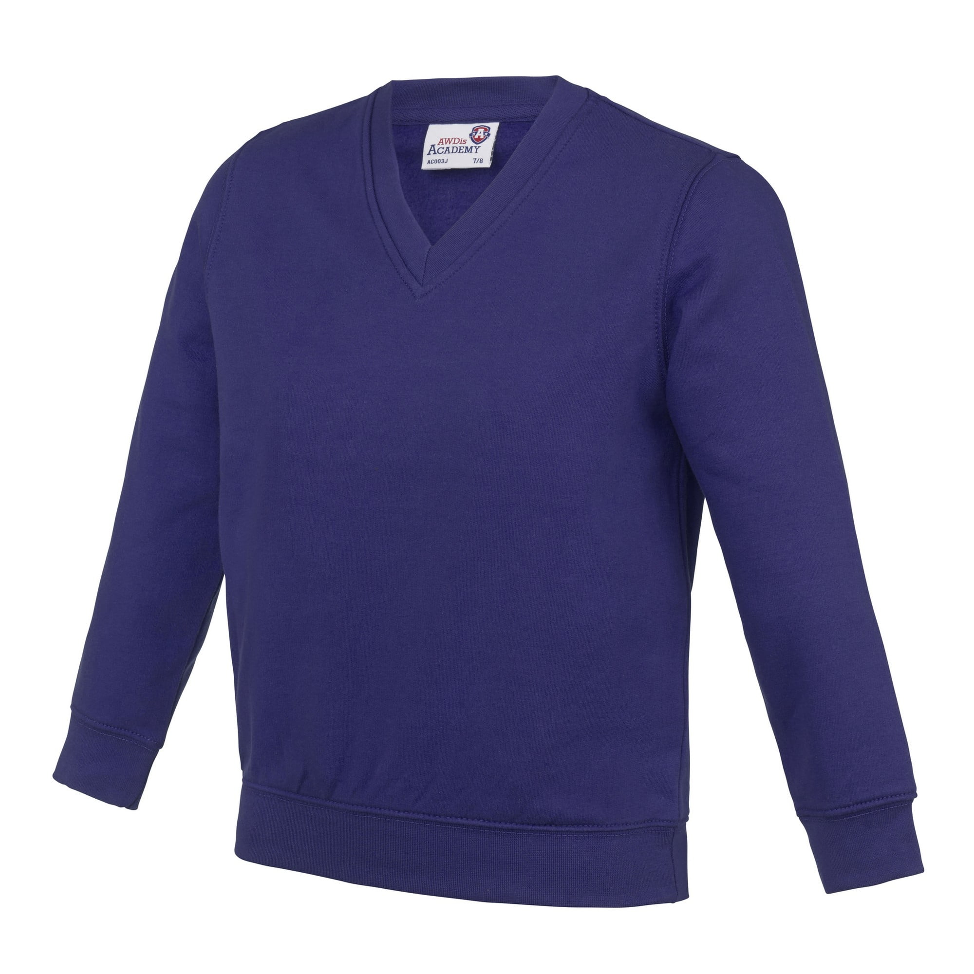 girls v neck school jumper