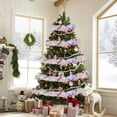 thumbnail image 3 of Christmas Tree Ribbon 3 Meters Long White Plastic Hanging Ornament Strip for Tree or Window Decoration, 3 of 6
