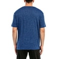 thumbnail image 2 of FANNYC Men's Muscle Tee Shirt Round Neck Sports Short Sleeve&nbsp;elasticity Gym Shirt, 2 of 7