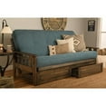 thumbnail image 5 of KODIAK Tucson Frame-Rustic Walnut Finish-Linen Aqua Mattress, 5 of 6