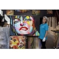 thumbnail image 4 of Startonight Canvas Wall Art Abstract - Jolie Colored Collection Desire Women Painting - Large Framed 32" x 48", 4 of 6