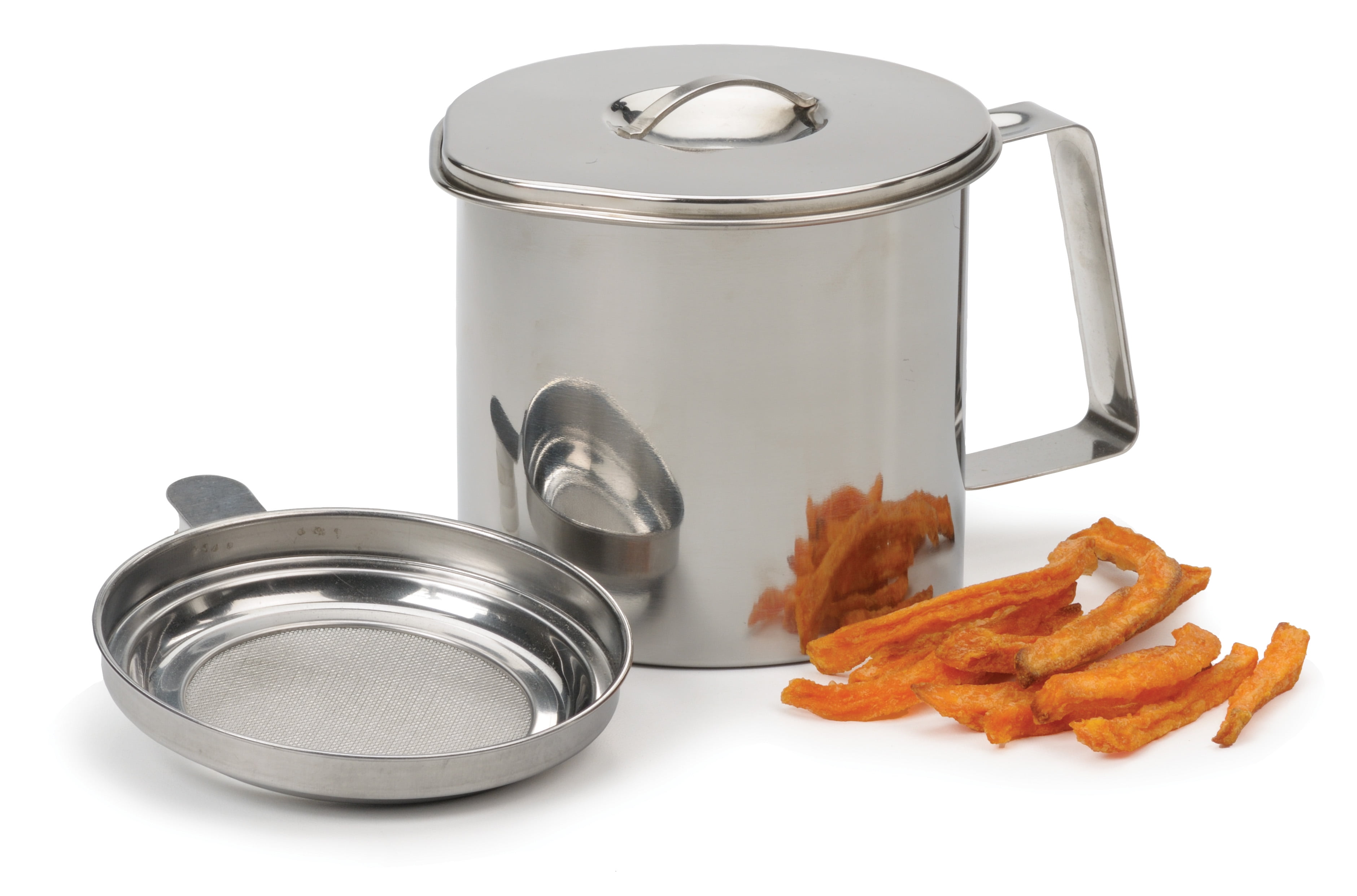 RSVP Endurance Stainless Steel 4Cup Fryer's Friend Grease Keeper