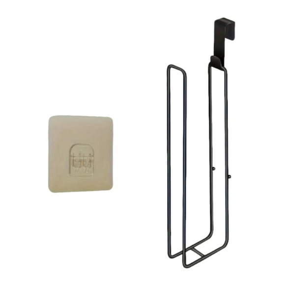 WeiLaiKeQi Toilet Paper Holder Convenient over The Tank for Bathroom Office Living Room Silvery