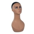 thumbnail image 2 of Cabeza de Maniquí con Peluca, Cabeza de Maniquí Profesional, Realista, Multifuncional, Busto, Soporte de Exhibición de Peluca para Accesorios de Belle, 2 of 8