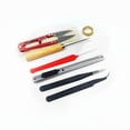 thumbnail image 3 of KLKCMS 11 Pieces/set Jewelry Making Beading Pliers Set Tools Kit FLat Long Round Nose, 3 of 8