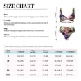 thumbnail image 6 of Wukai Easter Eggs1 Women's Bikini Set Two Piece,wimsuit High Waisted V Neck Twist Front Adjustable Spaghetti Straps Bathing Suit-Large, 6 of 7