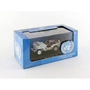 Greenlight 86308 1944 Jeep Willys UN United Nations White 1-43 Diecast Model Car