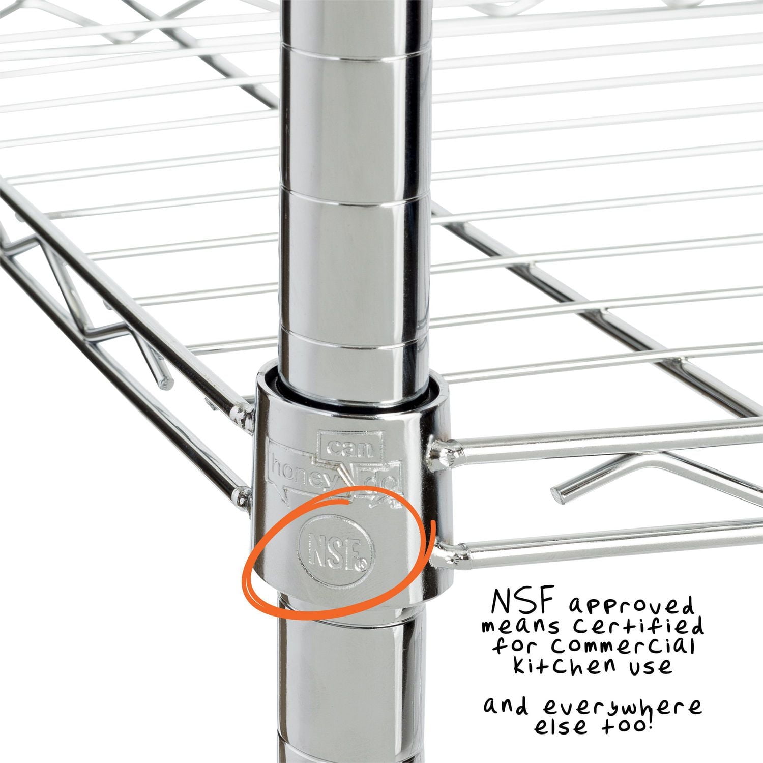 Honey-Can-Do 5-Tier Heavy-Duty Adjustable Shelving Unit