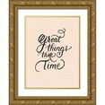thumbnail image 1 of Batista, Dee 19x24 Gold Ornate Wood Framed with Double Matting Museum Art Print Titled - Great Things, 1 of 4