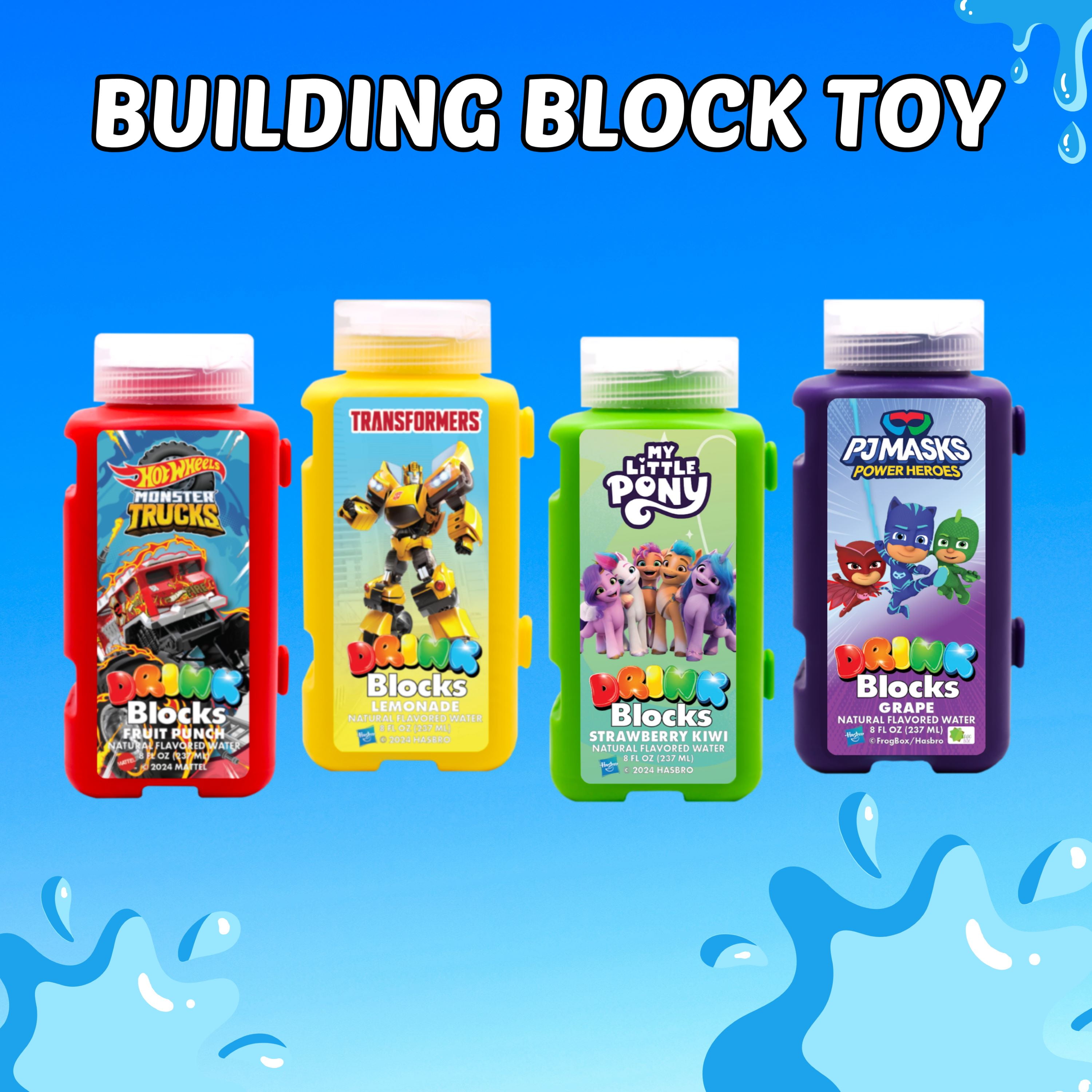 Drink Blocks Fruit Punch Naturally Flavored Water, 8 oz Bottle
