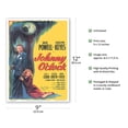 thumbnail image 2 of Johnny O’Clock - Starring Dick Powell and Evelyn Keyes - Vintage Film Noir Movie Poster c.1946 - Master Art Print (Unframed) 9in x 12in, 2 of 4