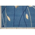 thumbnail image 3 of Light Blue Botanical Area Rug by Pinewood Grove, 3 of 4