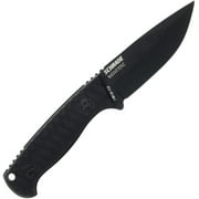 Schrade 1182520 Bitterroot 4" Stainless Blade Solid Black Fixed Knife
