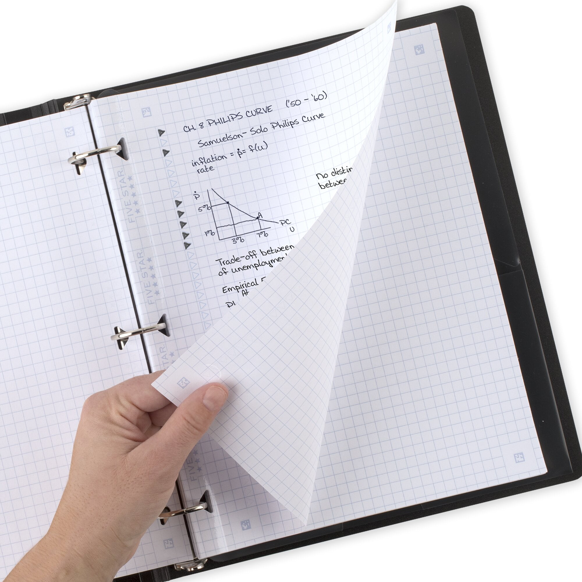 Five Star Reinforced Filler Paper Plus Study App Graph Ruled 8 12 x 11 80