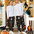 thumbnail image 3 of Halloween Pjs Pants for Women Men Couples Halloweens Pajama Pants Unisex Funny Pajama Bottom Sleepwear for Halloween Costume Party,2X-Large, 3 of 7