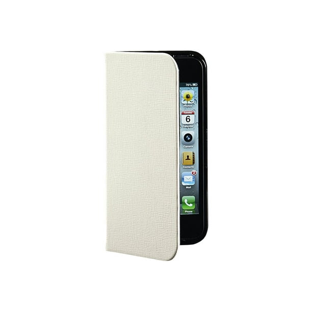 Verbatim Folio Pocket - Étui pour Téléphone Portable - Blanc Vanille