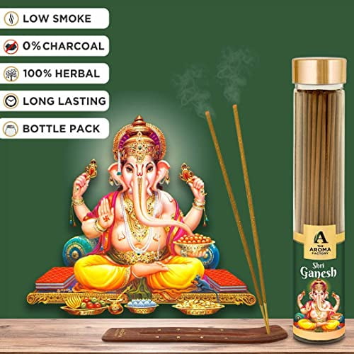 The Aroma Factory Organic Incense Sticks Charcoal Free Non Toxic
