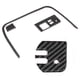 thumbnail image 4 of Pegatina 3 PCS Caja de consola central de Almacenamiento Marco Cargador Botón panel Cubierta de fibra de carbono fit para mx-5/roadster nd 16-20, 4 of 7