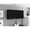 Black, variant on Kitchen Wall Mounted Cabinet - 120, Four Doors, Two Cabinets, Solid Shelves White 120
