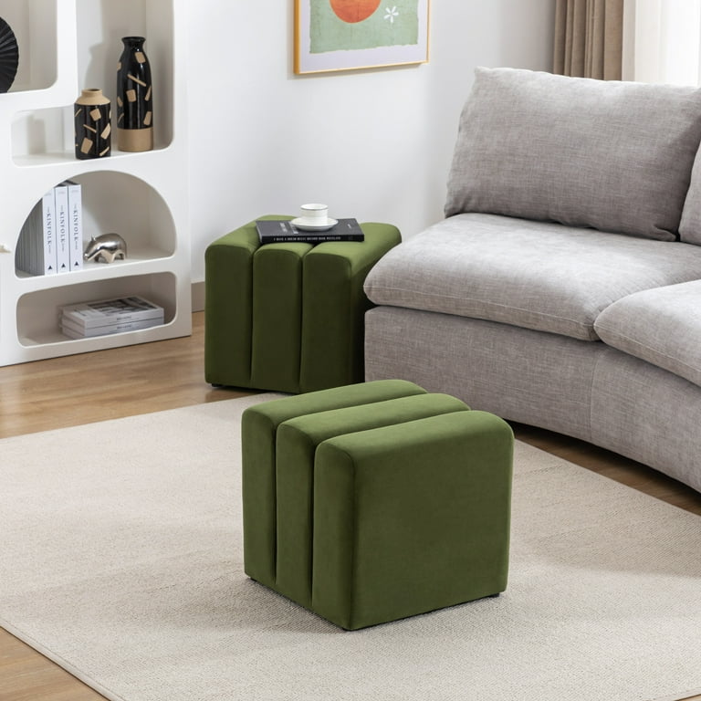 オットマン・スツール Ottoman sofa - Green Amazon.com: KIVENJAJA Oversized L-Shaped Modular Sectional