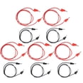 thumbnail image 3 of Cable de prueba para multímetro, 5 juegos de conector tipo banana Cable de prueba con conector tipo banana Cable de prueba eléctrica optimizado para la excelencia, 3 of 8