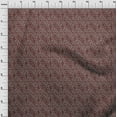 thumbnail image 4 of oneOone Cotton Cambric Brown Fabric Asian Dabu Print Dress Material Fabric Print Fabric By The Yard 56 Inch Wide, 4 of 4